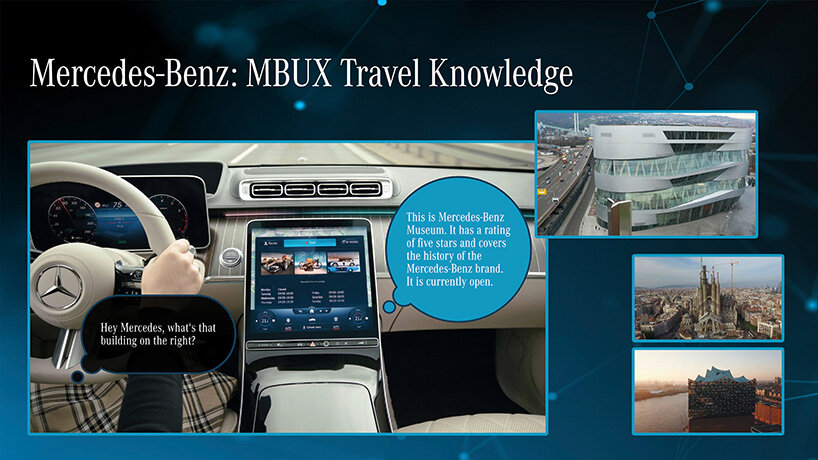 mercedes-benz unveils the MBUX hyperscreen, a 56-inch infotainment system