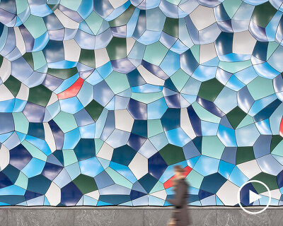 olafur eliasson installs 1,963 dynamic metal tiles at chicago's willis tower