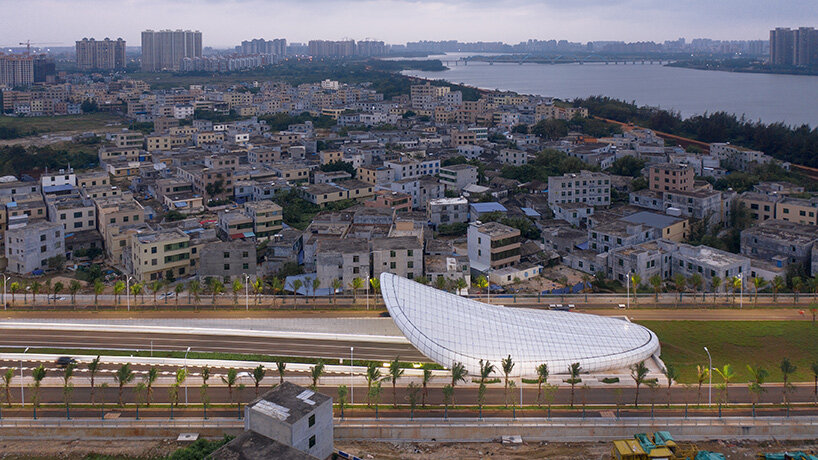 penda china sculptural tunnel portals 