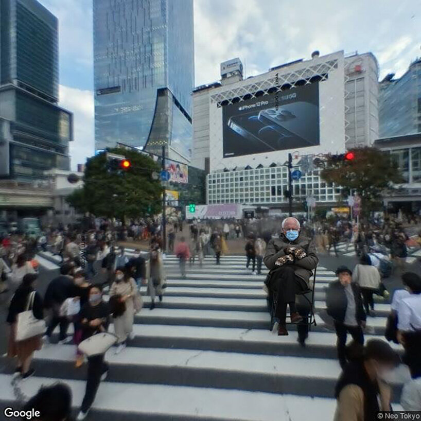 put bernie anywhere meme generator website nick sawhney designboom