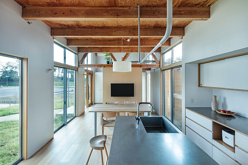 ship architecture house in field