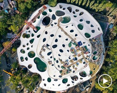 sou fujimoto's house of hungarian music takes shape as part of liget budapest project
