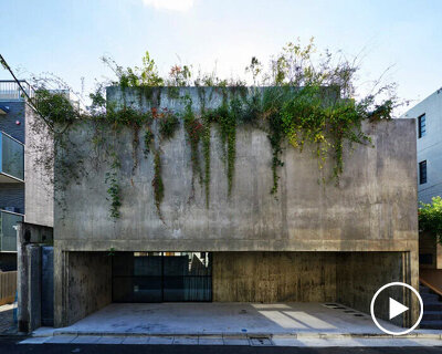 suppose design office builds 'house T' in tokyo as concrete box with wood-clad interiors