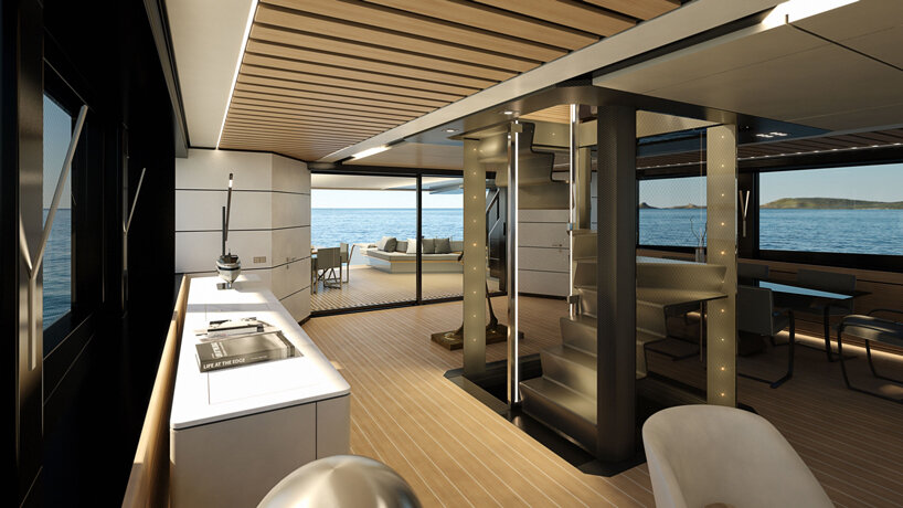 wally prioritizes luxurious living spaces in 88-foot long 'WHY200' yacht designboom