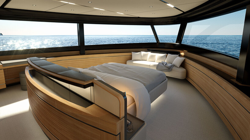 wally prioritizes luxurious living spaces in 88-foot long 'WHY200' yacht designboom