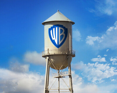 pentagram updates iconic warner bros. logo with a cleaner and sleeker shield