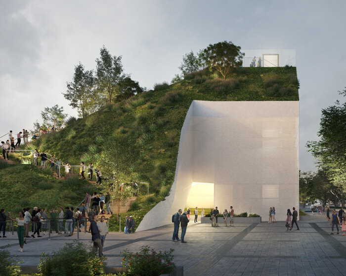 MVRDV plans 'marble arch hill' for the corner of london's hyde park