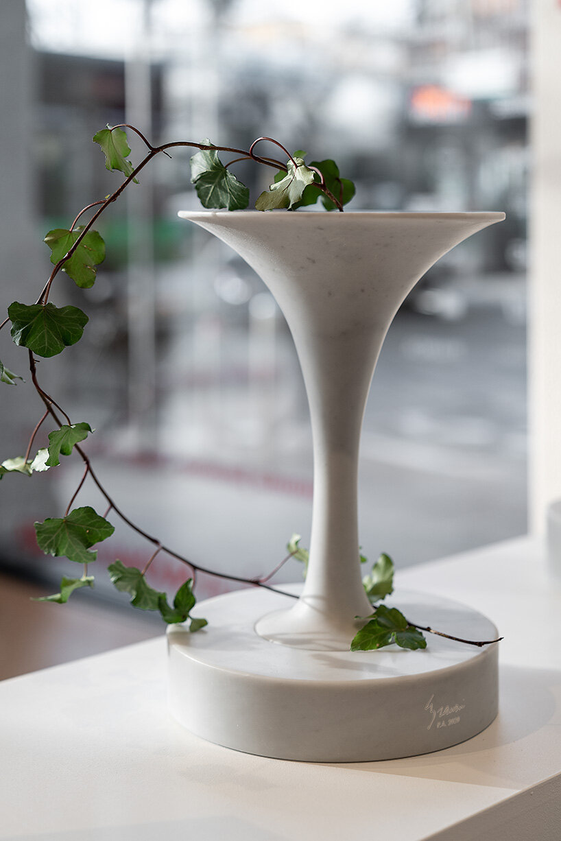 andrea branzi unveils new work at 'la nuova stanza' solo show in milan designboom