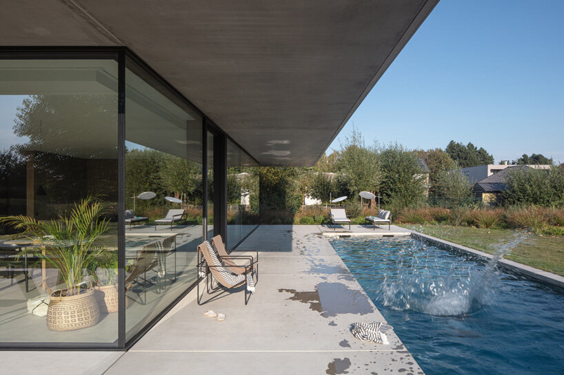 govaert & vanhoutte architects minimal concrete villa in rural belgium
