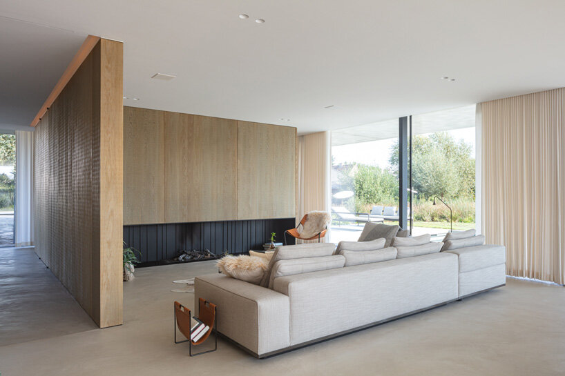 govaert & vanhoutte architects minimal concrete villa in rural belgium