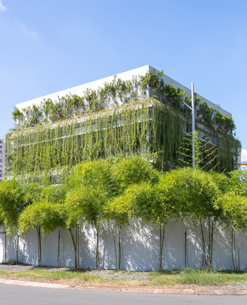 MIA design studio builds own office in vietnam as open plan volume wrapped in greenery