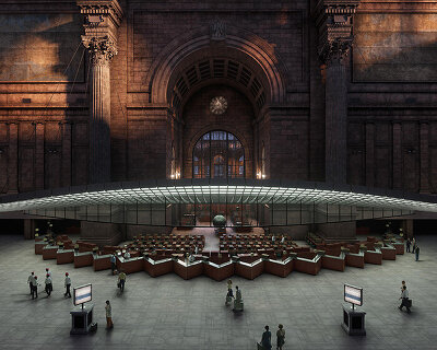 stan douglas painstakingly recreates a reimagined life of new york's original penn station