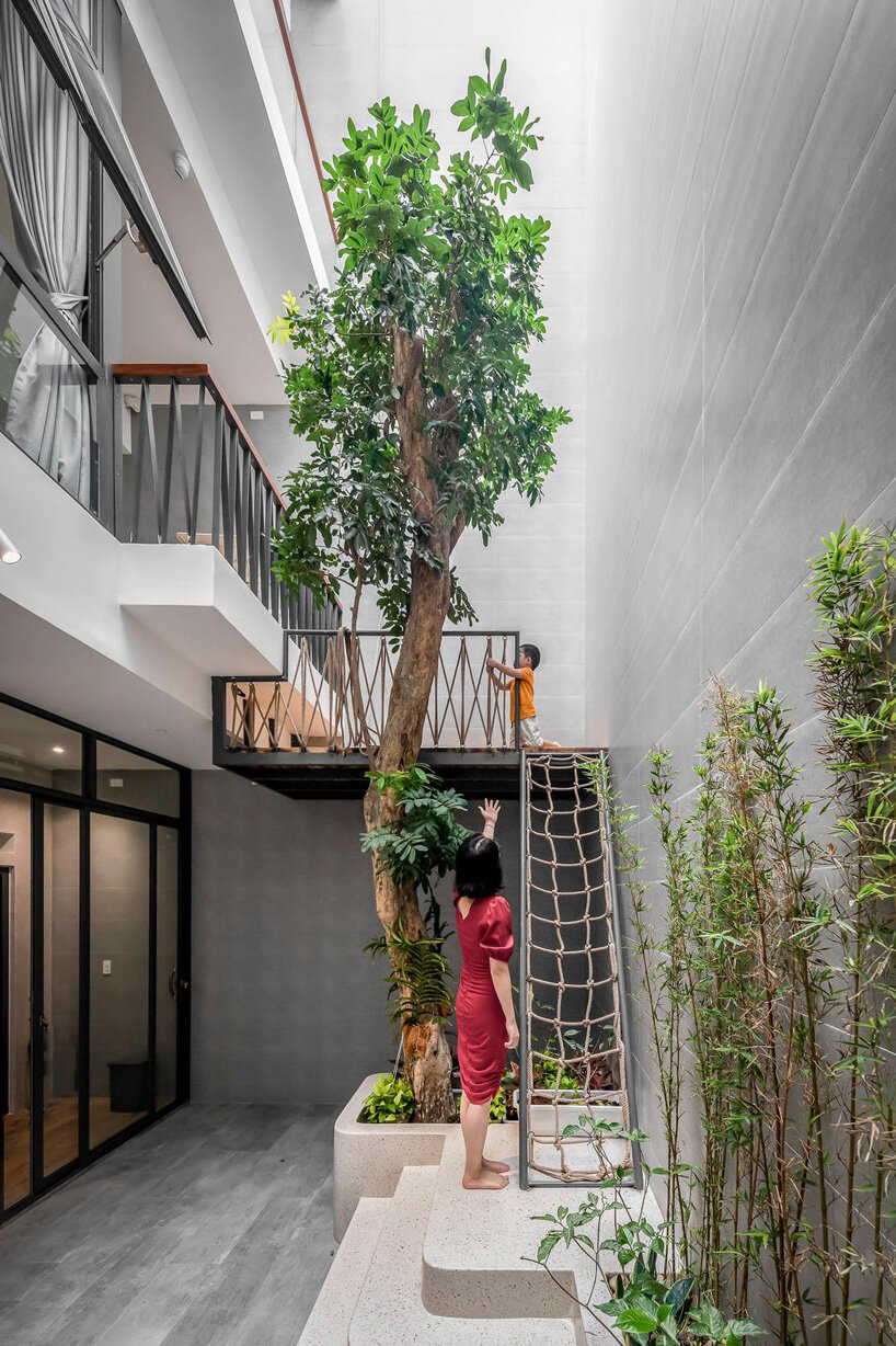 story architecture completes family residence in vietnam with interior + exterior terraces