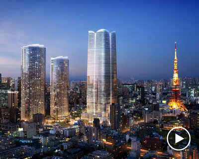 tokyo's toranomon-azabudai district to feature work by pelli clarke pelli + heatherwick studio
