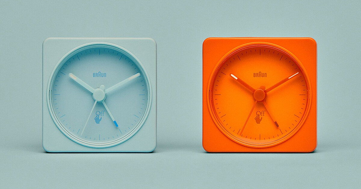 virgil abloh revisits the dieter rams-inspired BC02 clock for