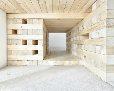 PORT partners with a playful design team to create its 'kryjówka' children's space