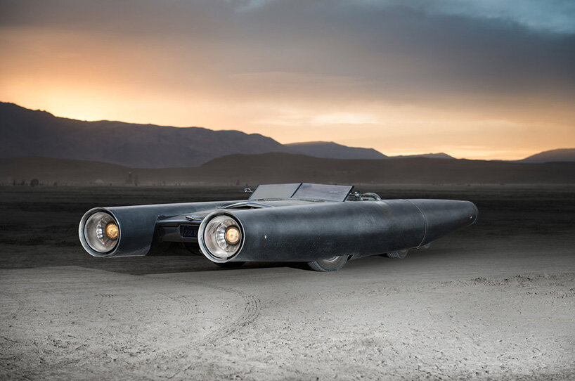 alexandra lier captures surreal mutant vehicles of burning man in