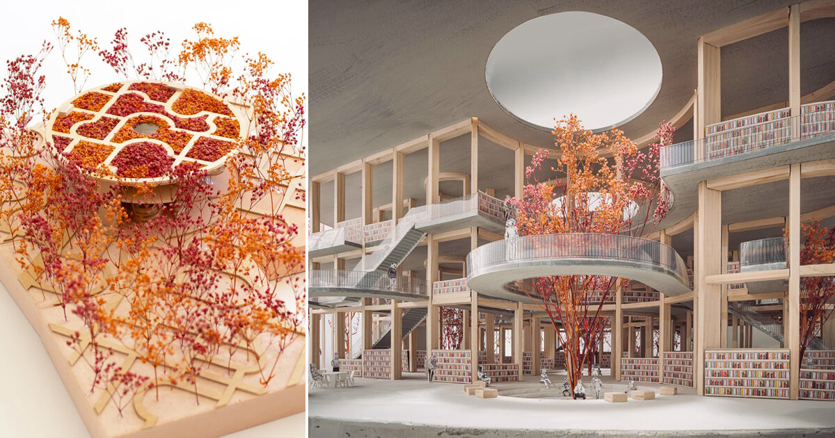 the human brain inspires bollingen's design for songdo library