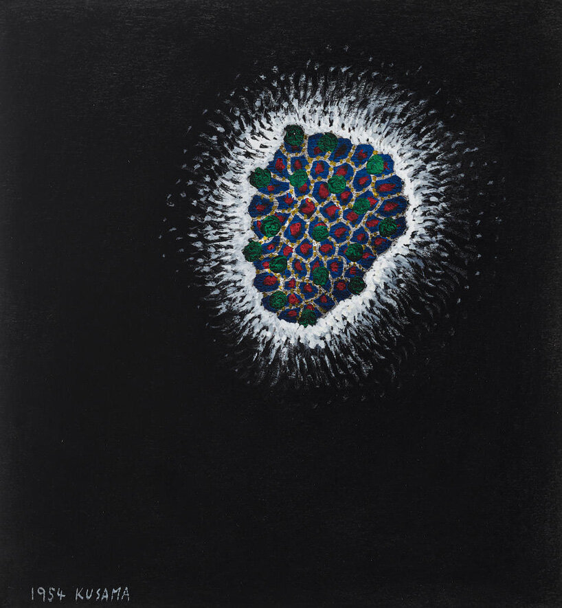 rare yayoi kusama artworks, gifted to her doctor in the 60s, go up for auction at bonhams - 3