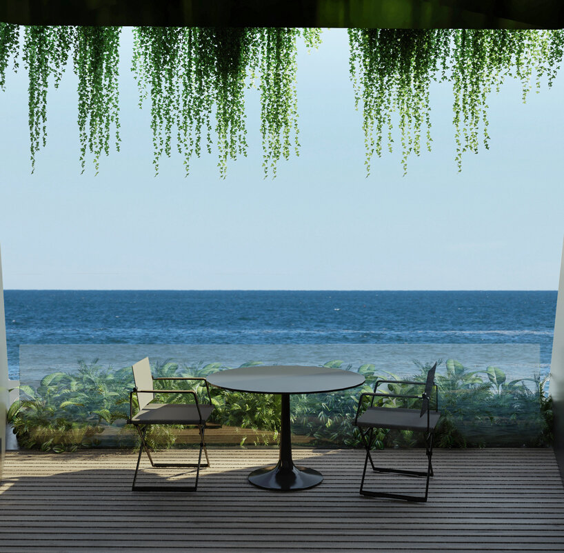 hayri atak envisions a floating hotel that revolves around a central axis designboom