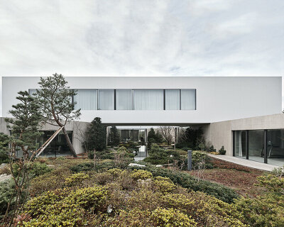 KWK promes' house in poland functions in full symbiosis with its natural surroundings