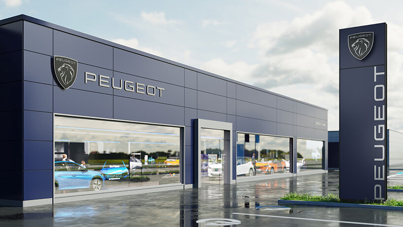peugeot new logo revives its 1960s-style lion emblem