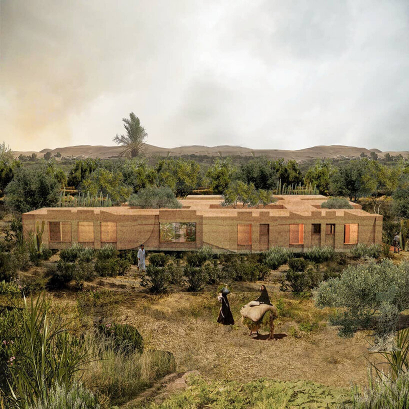 studio BoPA designs a farmer's house in rural morocco dsignboom