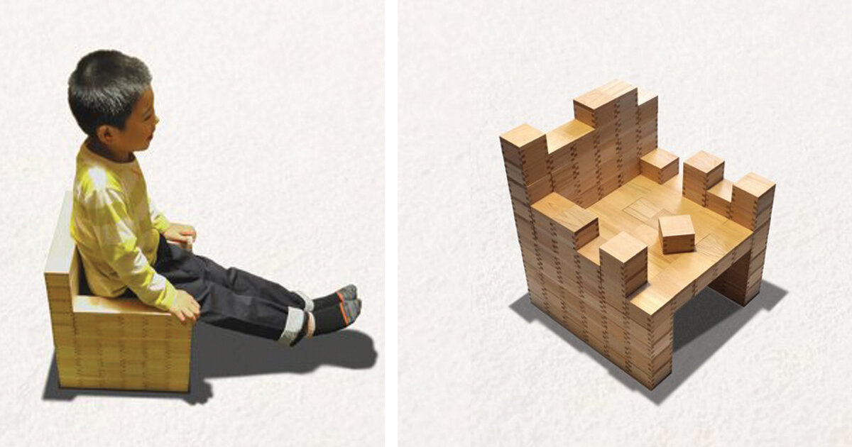 LoHA designs traditional japanese wooden chair that grows with your child