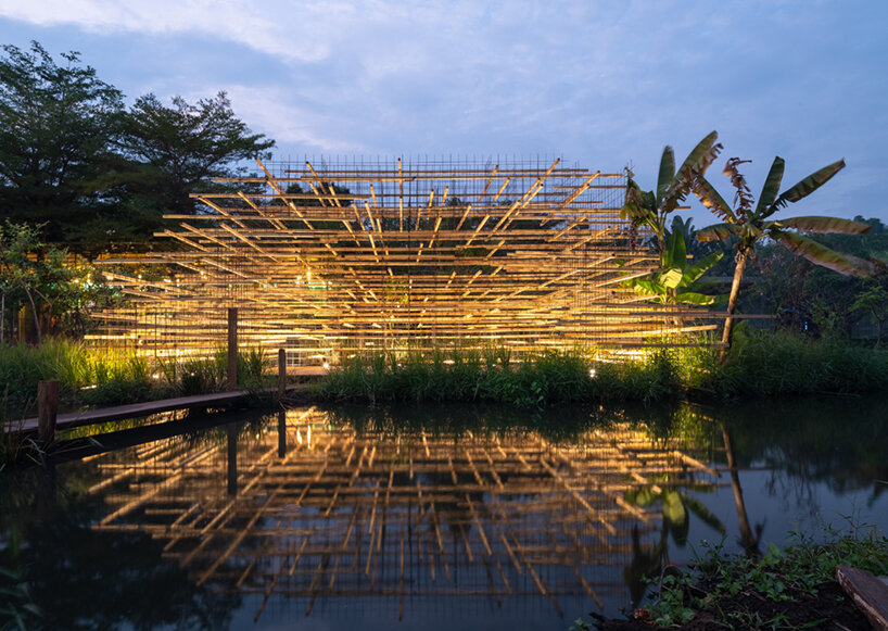 straw pavilion mia design