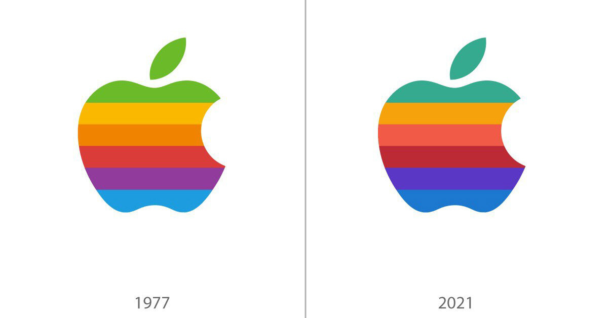 Apple Revives 1977 Rainbow Logo But Colors Don t Match The Original Apple Revives 1977 Rainbow Logo But Colors Don t Match The Original