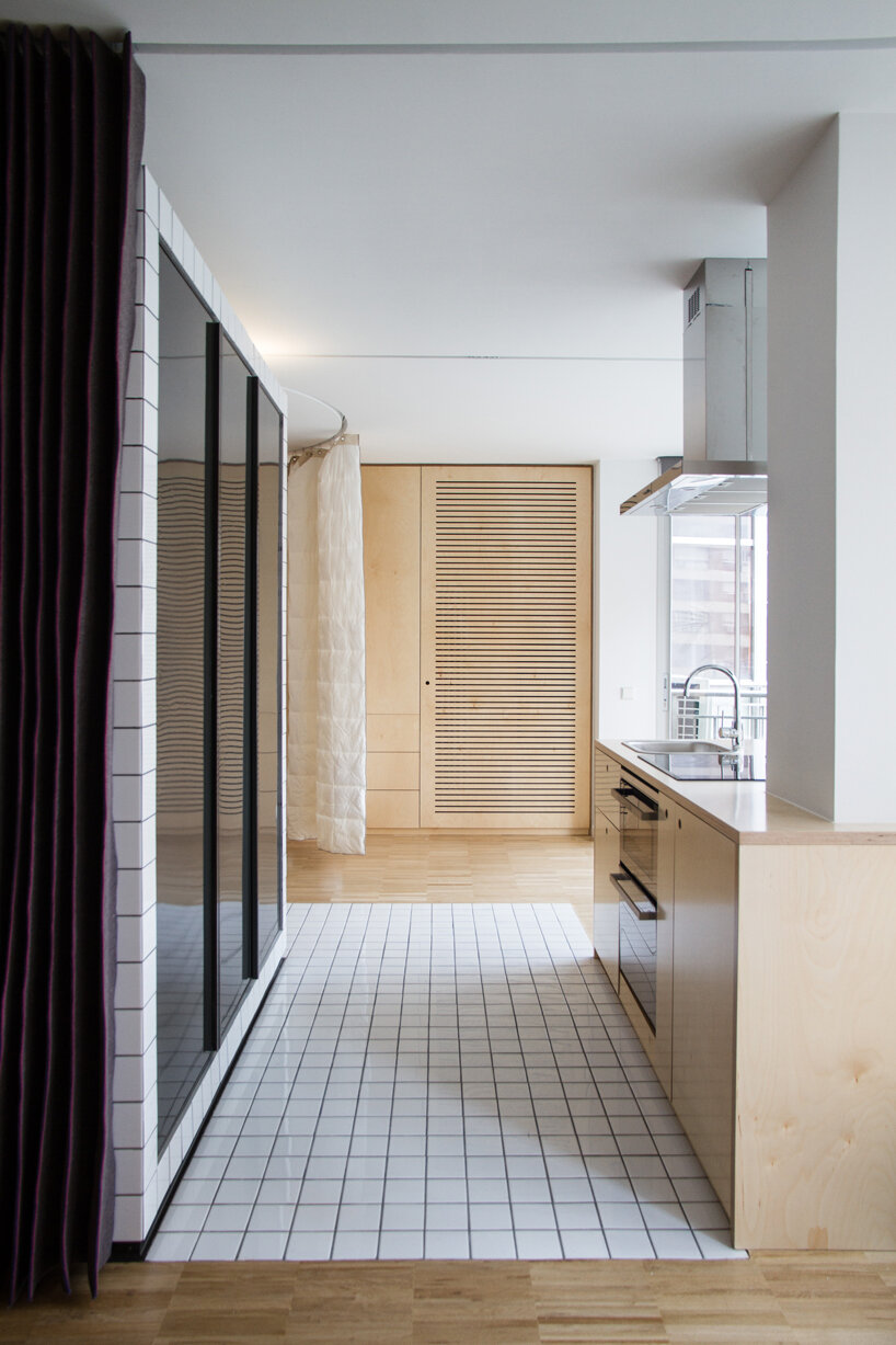 BURR turns a 1970s apartment into an experimental dwelling in madrid designboom