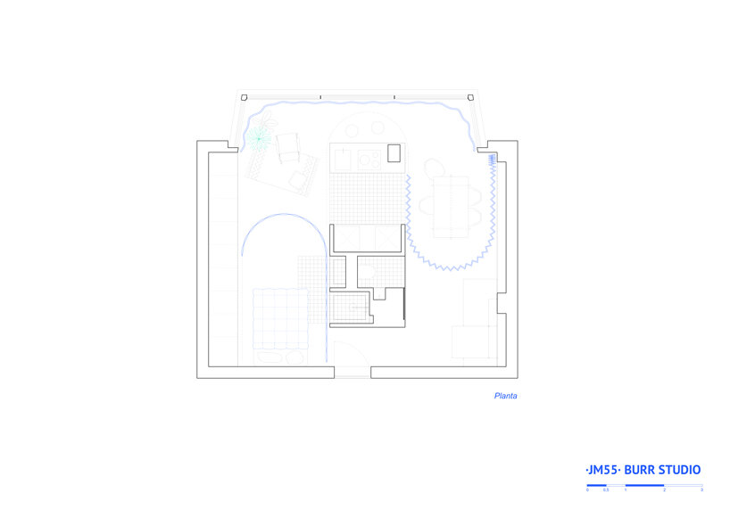 BURR turns a 1970s apartment into an experimental dwelling in madrid designboom