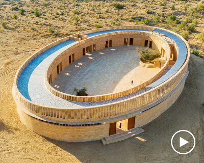 diana kellogg's oval-shaped girl's school is designed to empower women in rural india