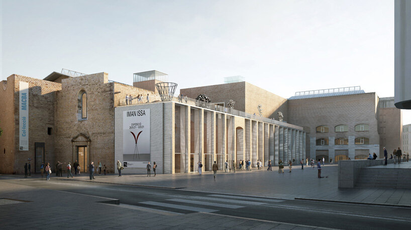 harquitectes and christ & gantenbein win competition to extend MACBA in barcelona