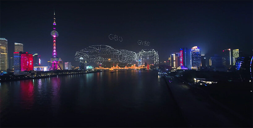 genesis show breaks world record by flying 3,281 drones over the shanghai skyline