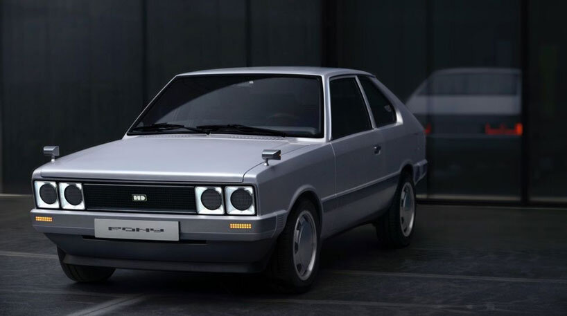 hyundai transforms first-generation 1975 pony with an electric ...