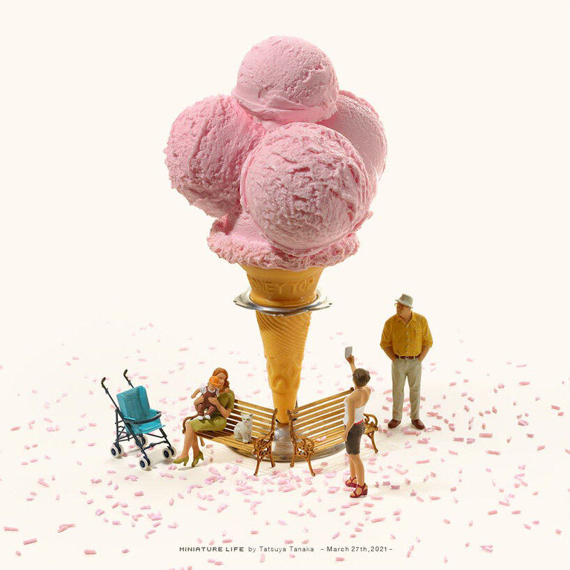 explore the intricate miniature worlds of japanese artist tatsuya tanaka