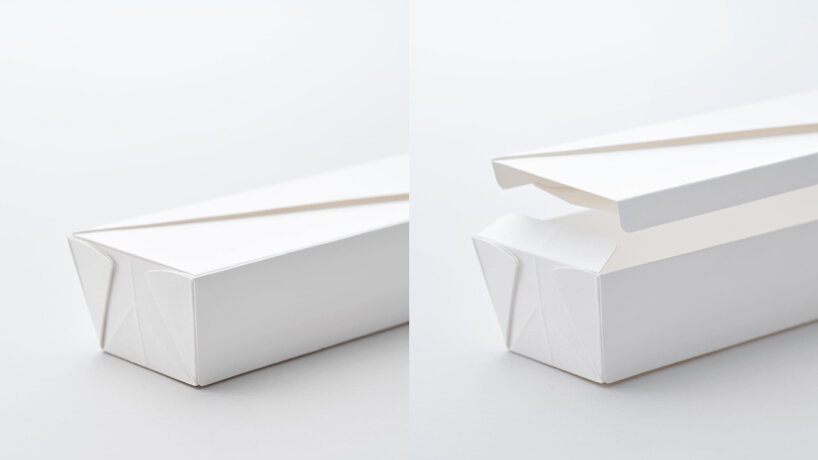 kenya hara paper bento boxes designboom