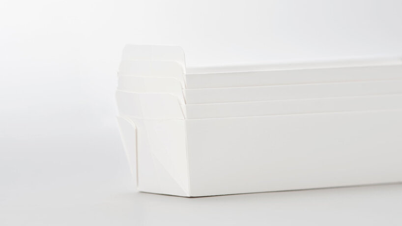 kenya hara paper bento boxes designboom