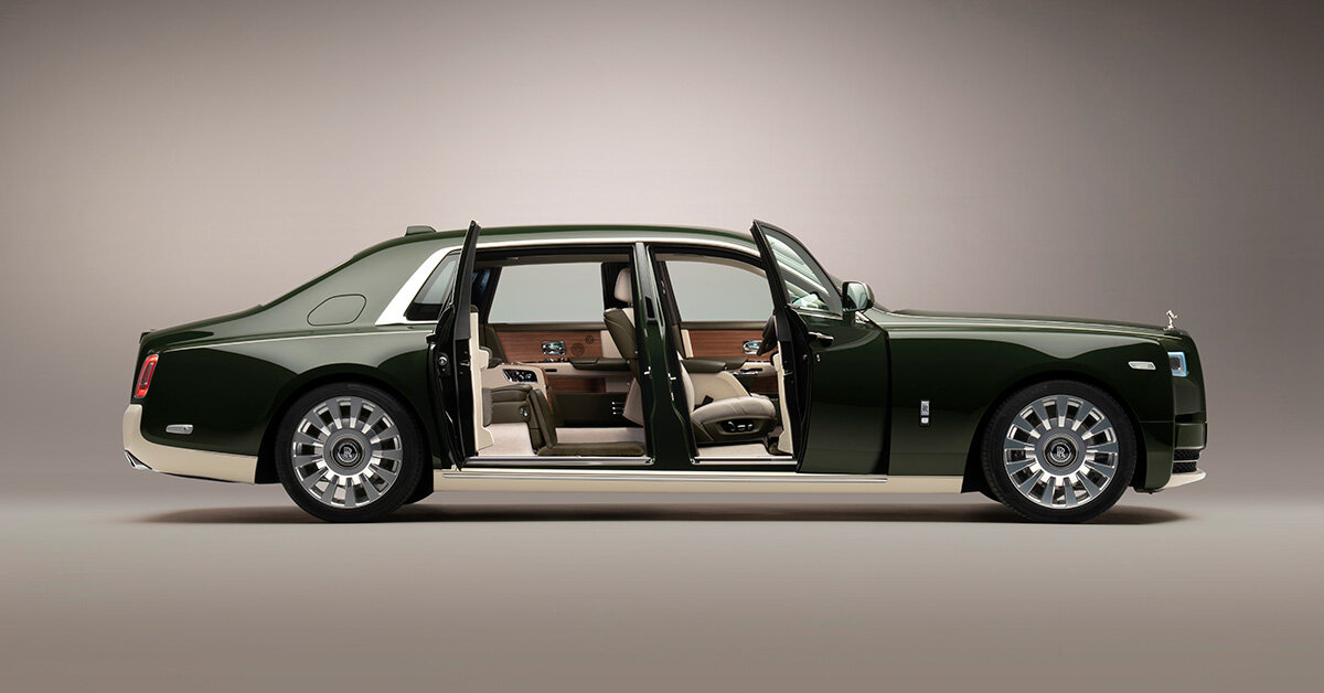 bespoke rolls-royce phantom series II revives opulence of belle epoque