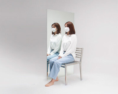 sit next to your reflection with byungsub kim's 'be alone to be two' chair design