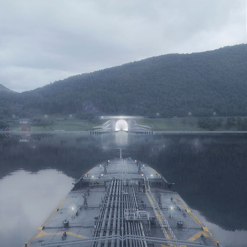 snøhetta ship tunnel