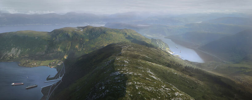 snøhetta ship tunnel
