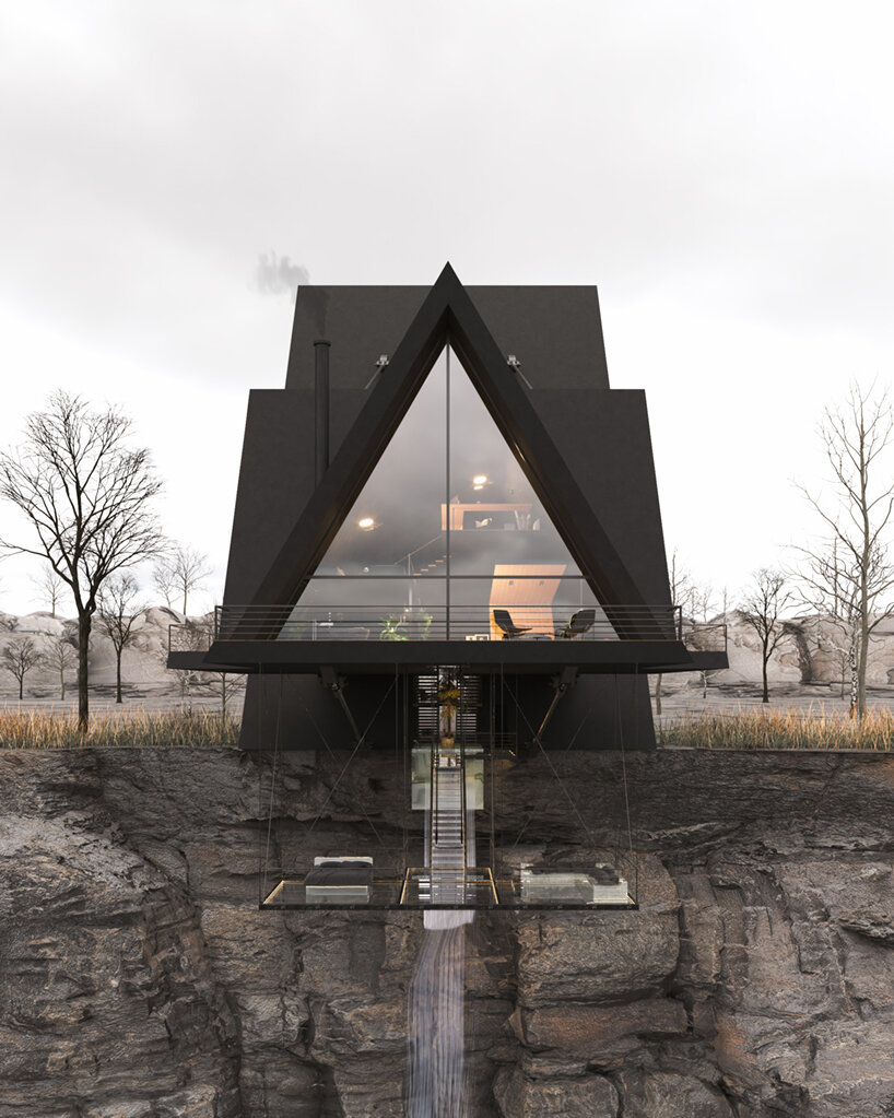 suspended house milad eshtiyaghi