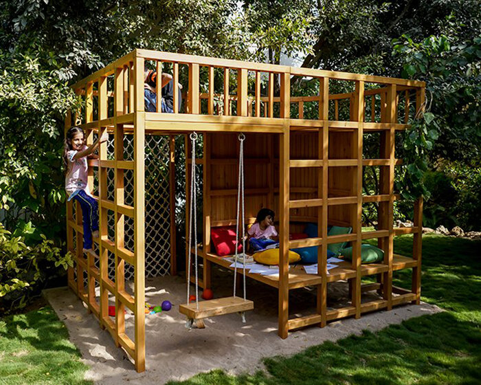 wooden kids retreat is a shared learning place for 3 families in karachi, pakistan