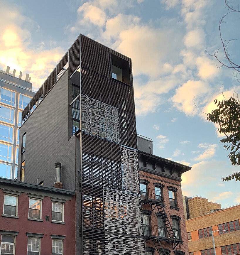 archi-tectonics wraps eight-storey townhouse façade with lattice envelope in new york
