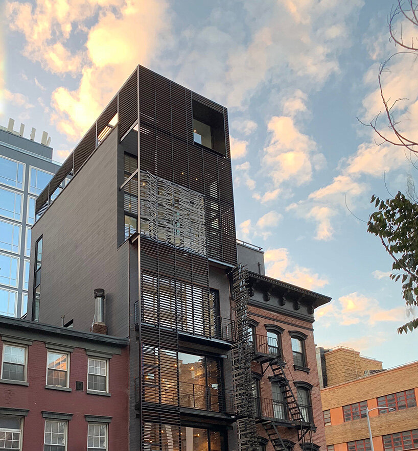 archi-tectonics wraps eight-storey townhouse façade with lattice envelope in new york