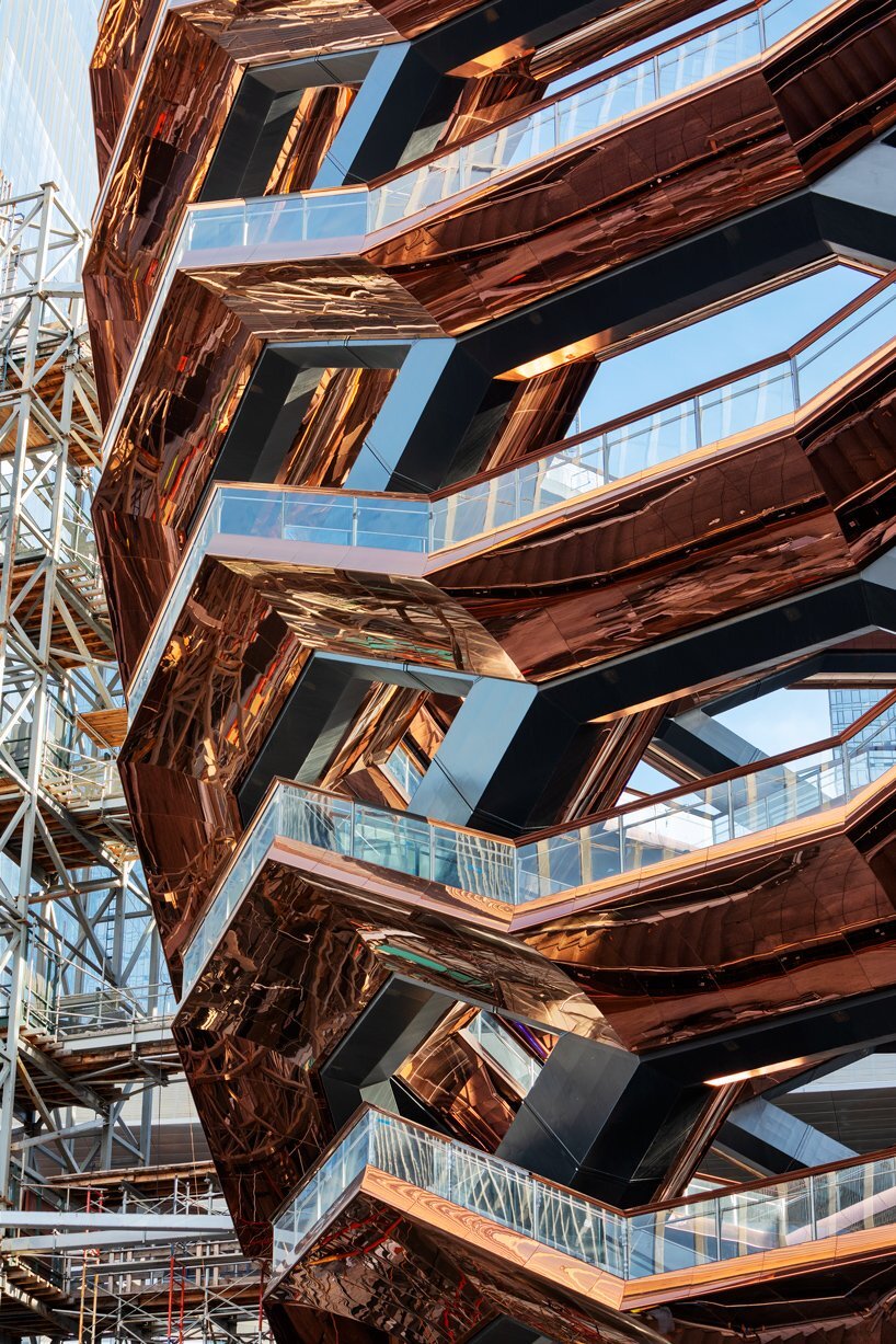 the vessel at hudson yards reopens with suicide prevention measures designboom