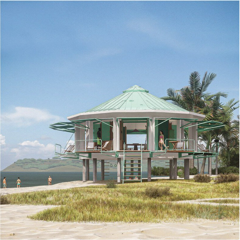 a minimal and modular hurricane-resistant home wins arch out loud's 'shelter' competition