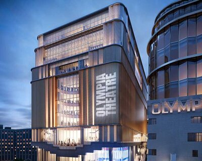 heatherwick, haworth tompkins and SPPARC share details on new olympia london theatre